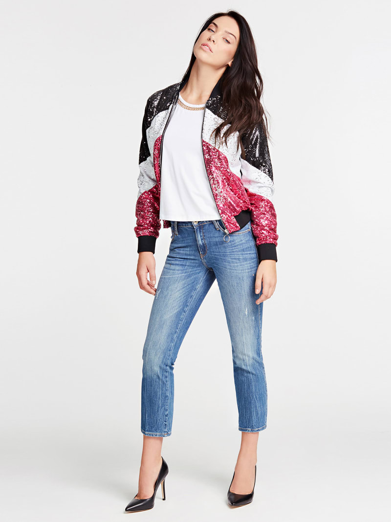БОМБЕР С ПАЙЕТКАМИ Guess БОМБЕР С ПАЙЕТКАМИ Guess