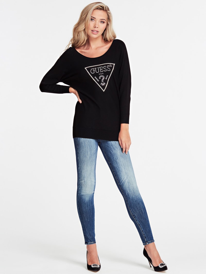 ДЖЕМПЕР СО СТРАЗАМИ Guess ДЖЕМПЕР СО СТРАЗАМИ Guess