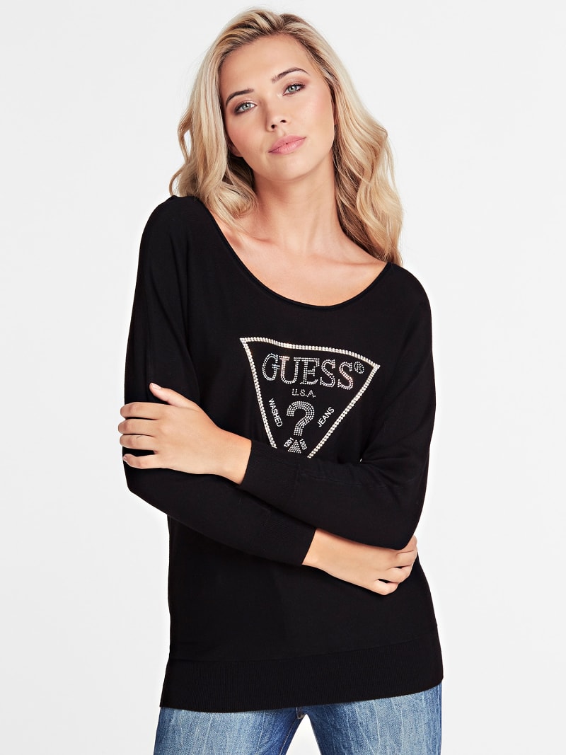ДЖЕМПЕР СО СТРАЗАМИ Guess ДЖЕМПЕР СО СТРАЗАМИ Guess