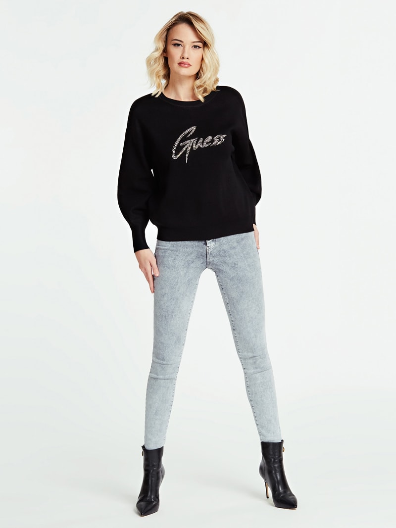 ДЖЕМПЕР СО СТРАЗАМИ Guess ДЖЕМПЕР СО СТРАЗАМИ Guess