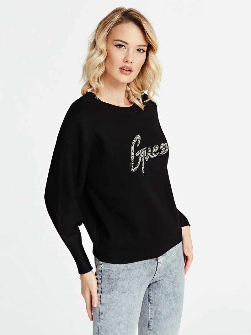 ДЖЕМПЕР СО СТРАЗАМИ Guess ДЖЕМПЕР СО СТРАЗАМИ Guess