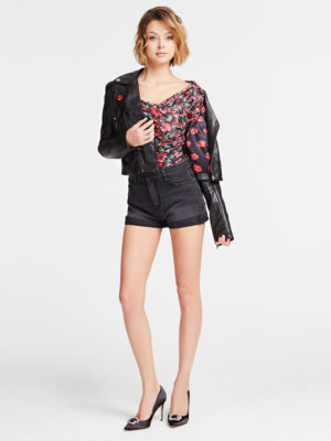 ЗАУЖЕННЫЕ ДЖИНСОВЫЕ ШОРТЫ Guess