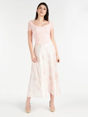 ДЛИННАЯ ЮБКА ИЗ ВИСКОЗЫ С ПРИНТОМ Guess