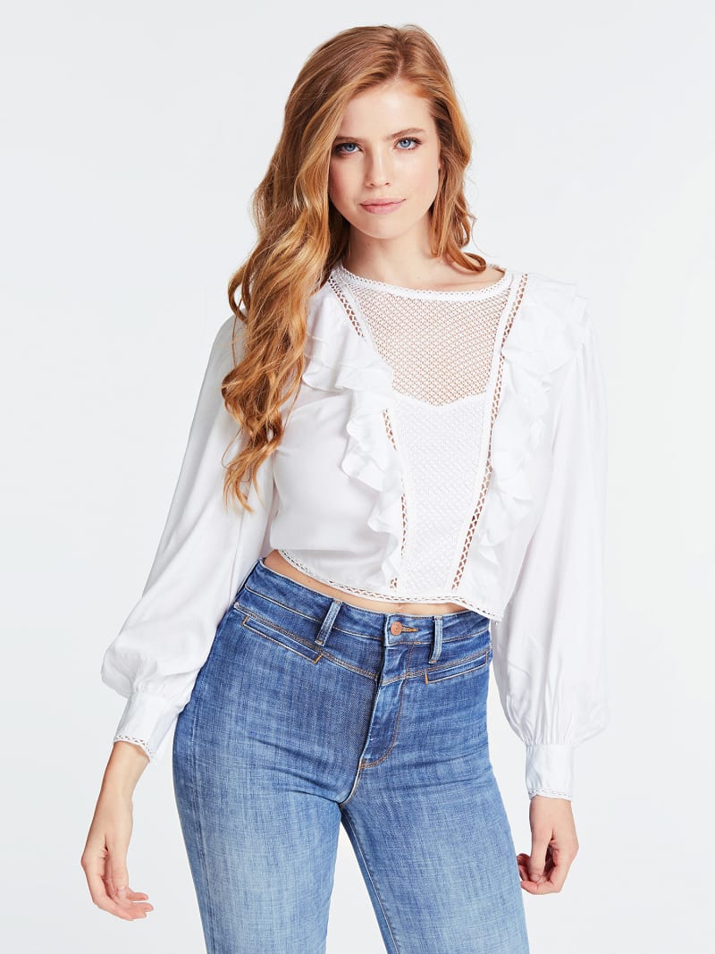 БЛУЗКА С РЮШАМИ Guess БЛУЗКА С РЮШАМИ Guess