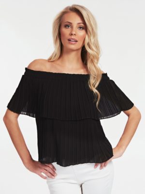 ПЛИССИРОВАННЫЙ ТОП Guess