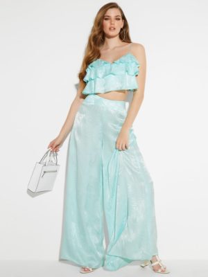 КОРОТКИЙ ТОП С ОБОРКАМИ Guess