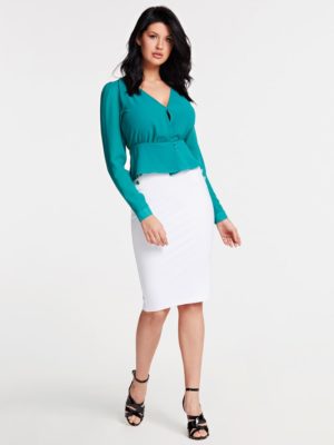 БЛУЗКА ИЗ ЖОРЖЕТА Guess