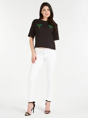 ФУТБОЛКА С КРУГЛЫМ ВЫРЕЗОМ Guess