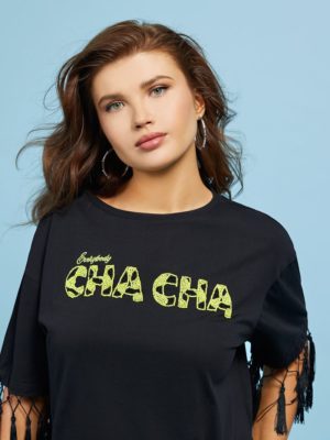 ФУТБОЛКА С БАХРОМОЙ Guess ФУТБОЛКА С БАХРОМОЙ Guess
