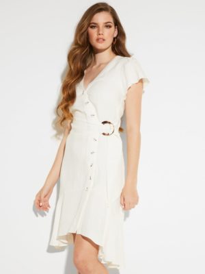 ПЛАТЬЕ С АСИММЕТРИЧНЫМ НИЗОМ Guess