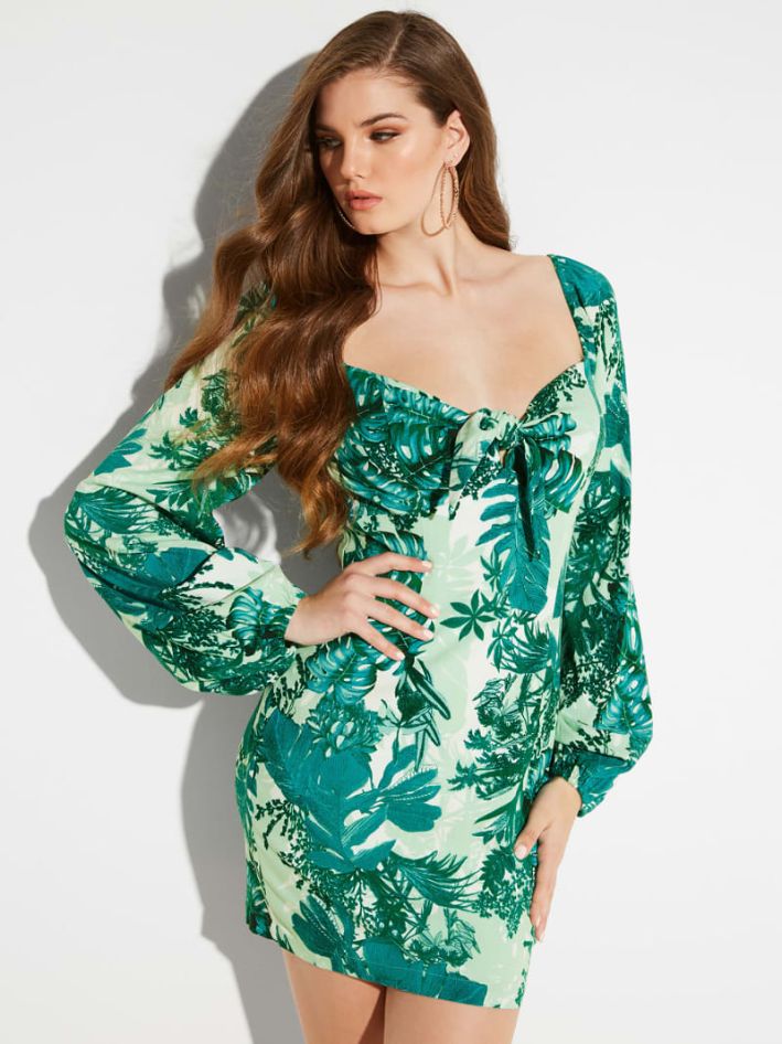 ПРИНТОВАННОЕ ПЛАТЬЕ Guess ПРИНТОВАННОЕ ПЛАТЬЕ Guess