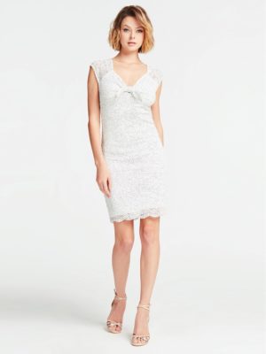 ПЛАТЬЕ С ПРИНТОМ В КРАПИНКУ Guess