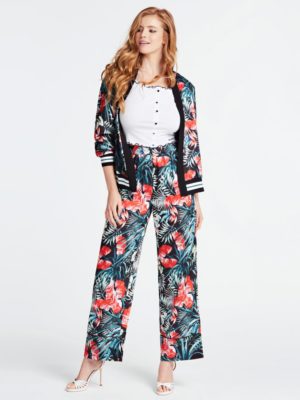 КУРТКА С ЦВЕТОЧНЫМ ПРИНТОМ Guess