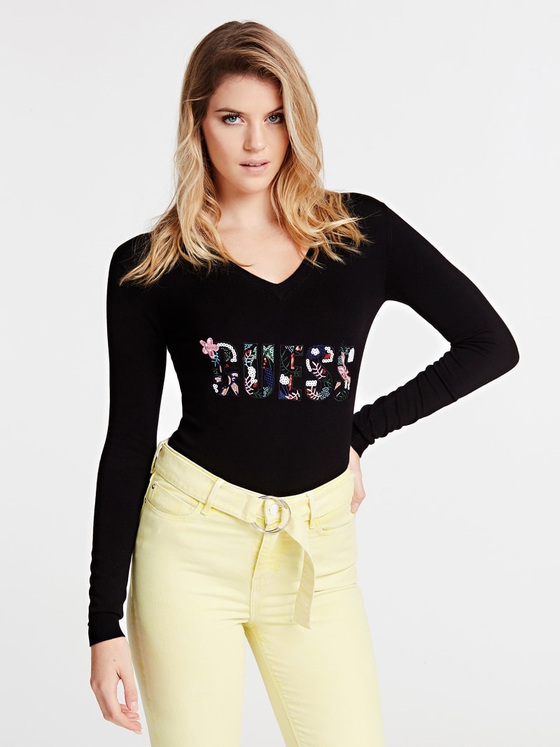 ДЖЕМПЕР С ЛОГОТИПОМ СПЕРЕДИ Guess ДЖЕМПЕР С ЛОГОТИПОМ СПЕРЕДИ Guess