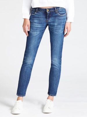 ПЯТИКАРМАННЫЕ ОБЛЕГАЮЩИЕ ДЖИНСЫ Guess