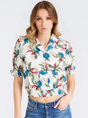 БЛУЗКА С РИСУНКОМ ПРИРОДНОЙ ТЕМАТИКИ Guess БЛУЗКА С РИСУНКОМ ПРИРОДНОЙ ТЕМАТИКИ Guess
