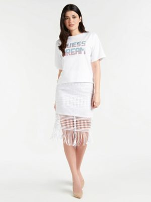 ФУТБОЛКА С ЛОГОТИПОМ СПЕРЕДИ Guess