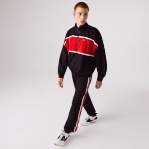 Спортивный костюм Lacoste , цвет черный, для мужчин Спортивный костюм Lacoste , цвет черный, для мужчин