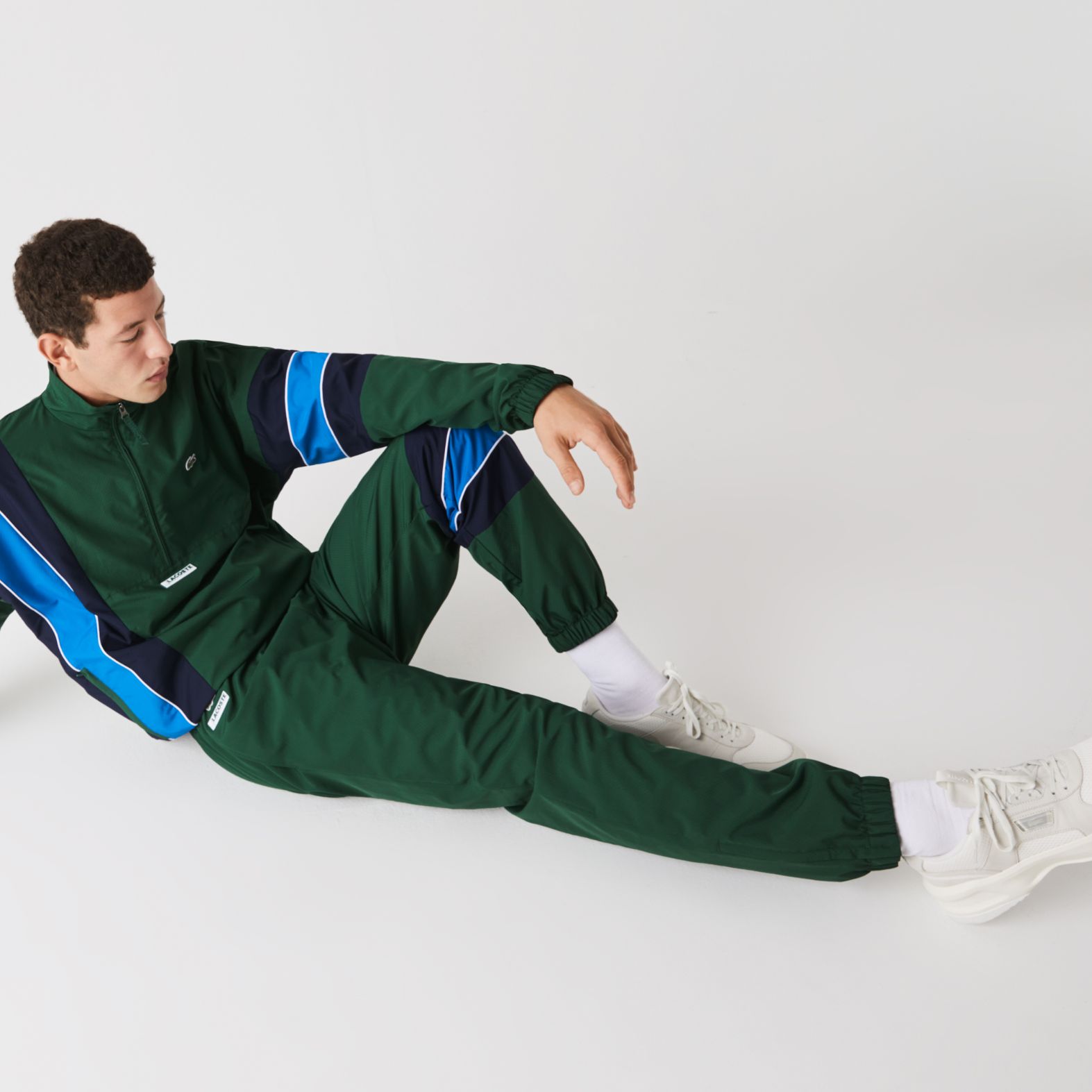 Спортивные штаны Lacoste , цвет зеленый, для мужчин Спортивные штаны Lacoste , цвет зеленый, для мужчин