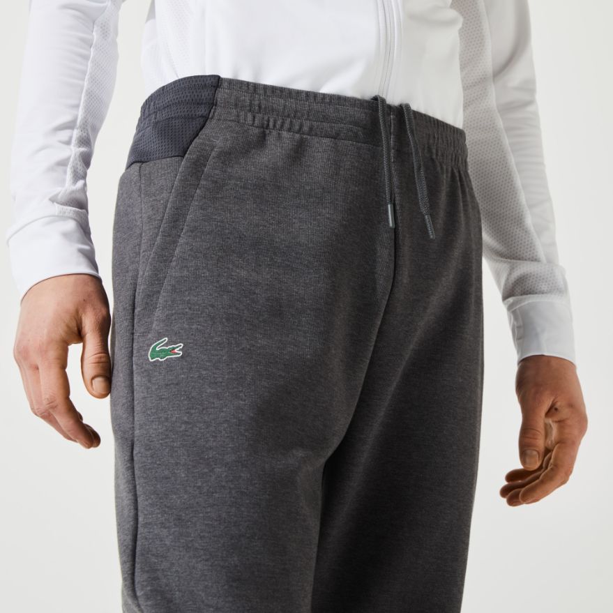 Спортивные штаны Lacoste , цвет серый, для мужчин Спортивные штаны Lacoste , цвет серый, для мужчин