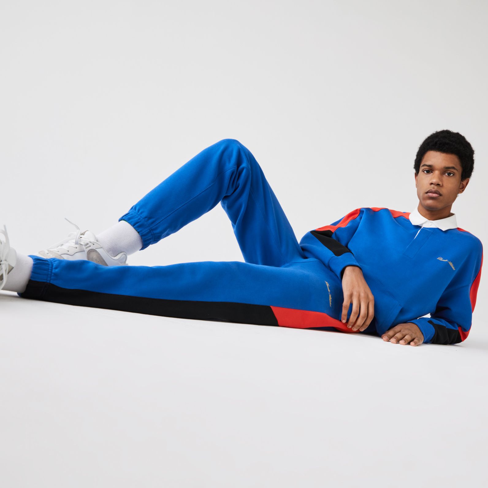 Спортивные штаны Lacoste , цвет синий, для мужчин Спортивные штаны Lacoste , цвет синий, для мужчин
