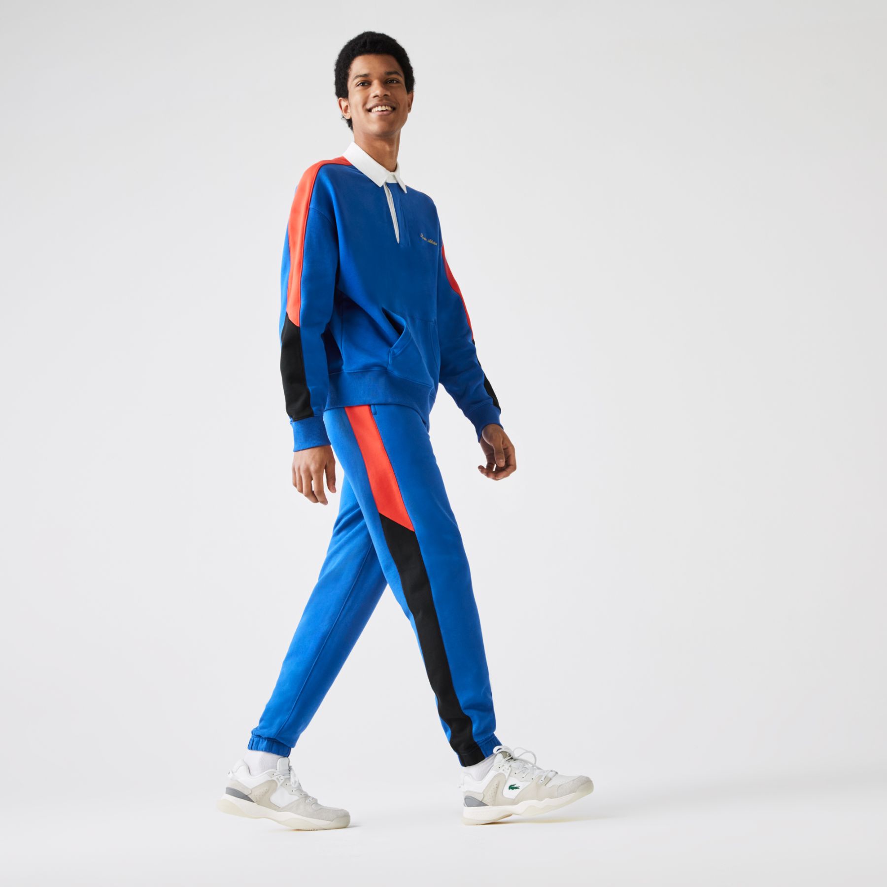 Спортивные штаны Lacoste , цвет синий, для мужчин Спортивные штаны Lacoste , цвет синий, для мужчин