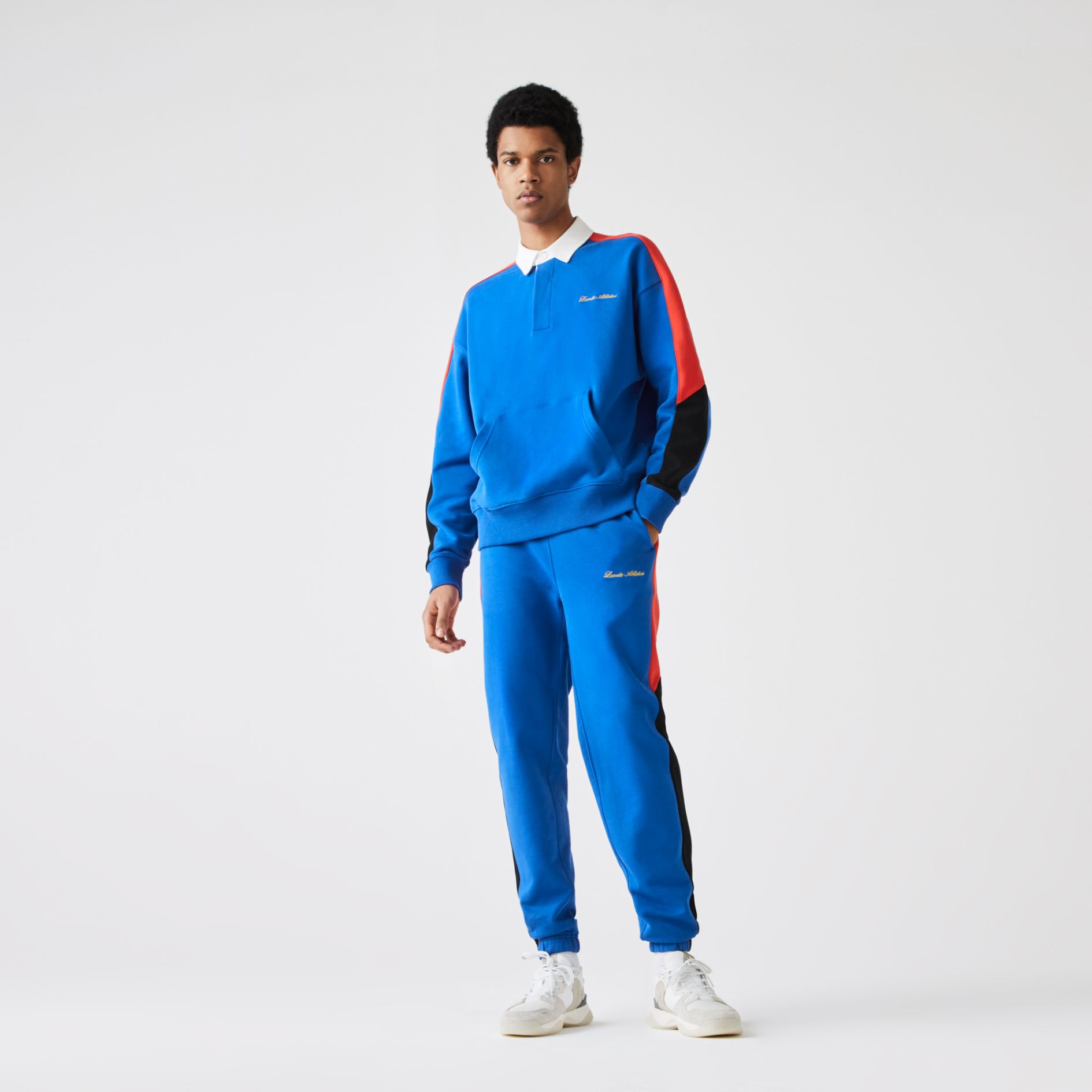 Спортивные штаны Lacoste , цвет синий, для мужчин Спортивные штаны Lacoste , цвет синий, для мужчин